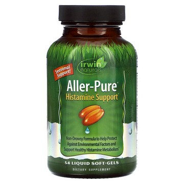 Irwin Naturals, Aller-Pure，組胺支援，54 粒液體軟膠囊