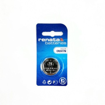【renata】CR2477N鈕扣型3V鋰電池1入裝