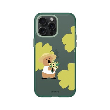 iPhone 15 Pro Max Clear 憂墨綠 - Dinotaeng - 花花 QUOKKA