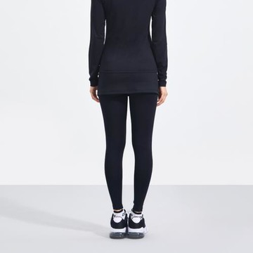 可萊安羽毛球服女款韓國速干保暖秋冬時尚休閑九分連體運動長裙褲