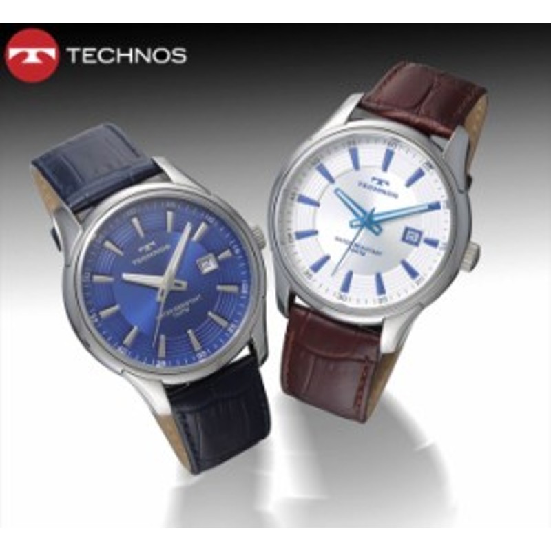 TECHNOS テクノス メンズ 腕時計 10気圧防水 アナログ クォーツ 3針 ...