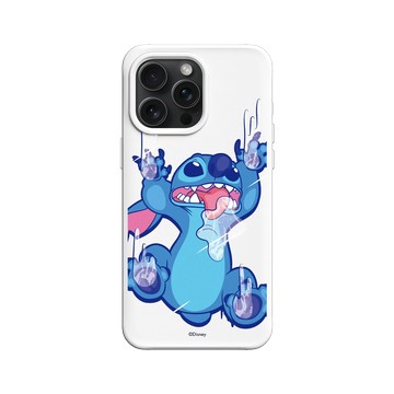 iPhone 15 Pro Max SolidX 白 - 迪士尼-史迪奇 Disney Stitch - 搞怪系列-怪可愛