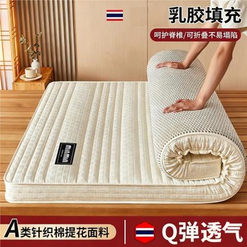 乳膠床墊家用租房加厚榻榻米地鋪睡墊學生宿舍床褥海綿床墊軟墊子