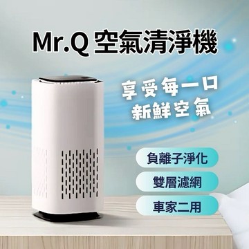 【AIRPLUG】Mr.Q負離子空氣清淨機(2025送禮首選 淨化空氣 車用家用 小型清淨機)