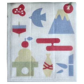 蚊帳的夢 正月飾抹布 100%棉  35 x 40cm  1個