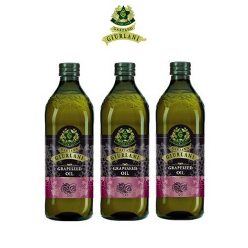 義大利GIURLANI喬凡尼葡萄籽油1L x3罐
