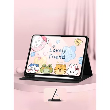 適用聯想小新pad保護殼2024帶筆槽padpro127卡通2023女y900硅膠2022平板套y700二代磁吸2021拯救者plus樂園