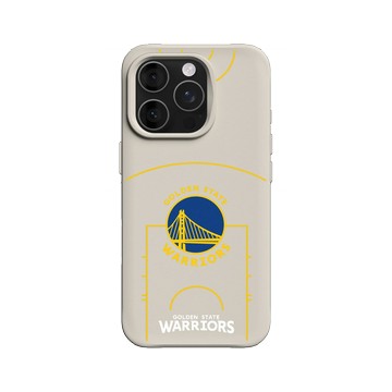iPhone 16 Pro SolidX 貝殼灰 - NBA - 球場系列-金州勇士 Golden State Warriors - Court