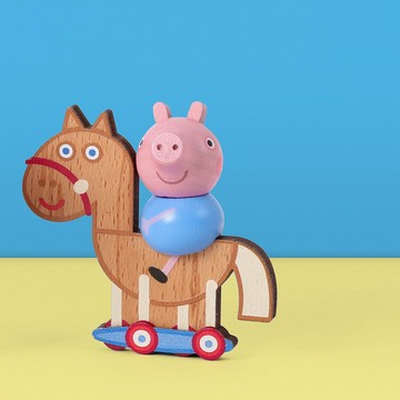 【佩佩豬Peppa pig】喬治 別針 Wooderful life｜知音文創