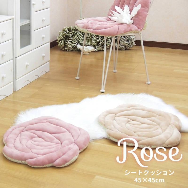 フェイラー　ローズ柄ジェルクッション厚型　座布団　40cm角 フェイラー ローズ柄ジェルクッション厚型 座布団 40cm角 マスクロス