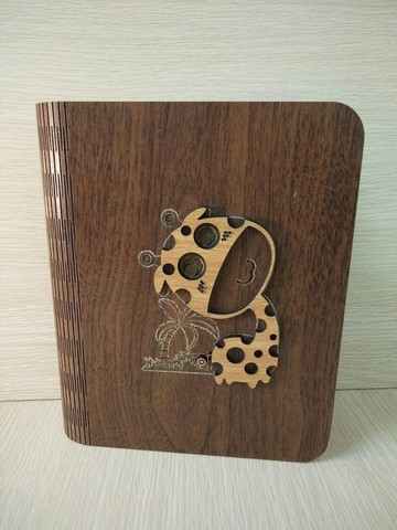 【教師節禮物】─體成型筆記本─立體歪頭長頸鹿　筆記本