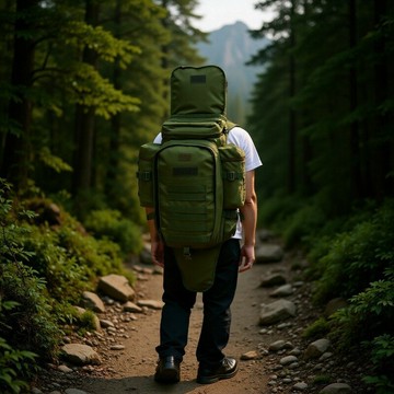 911組合背包戶外多功能戰術雙肩包軍迷狩獵背包登山徒步野營背包鑫弘-戶外運動