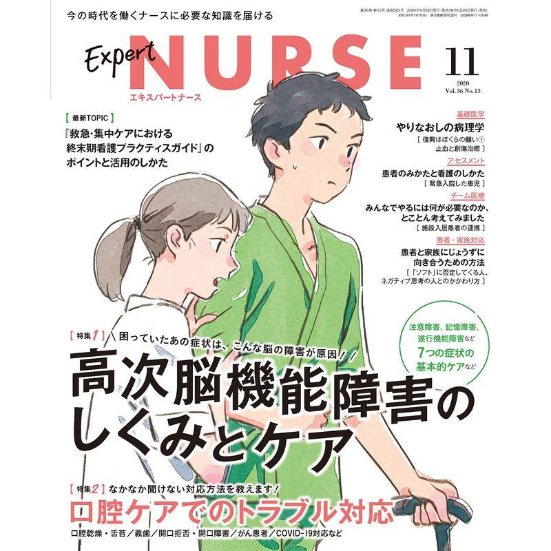 エキスパートナース 2020年 11月号雑誌高次脳機能障害のしくみとケア 口腔ケアでのトラブル対応