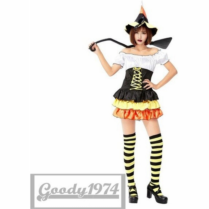 ハロウィン 魔女 コスプレ 衣装 仮装 コスチューム レディース かわいい 魔女 ワンピース ドレス 帽子 ベール スカート コスプレ魔女 D0028 通販 Lineポイント最大0 5 Get Lineショッピング