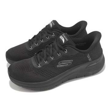Skechers 休閒鞋 Arch Fit 2-Lestur Slip-Ins 男鞋 黑 緩衝 健走鞋 232712BBK