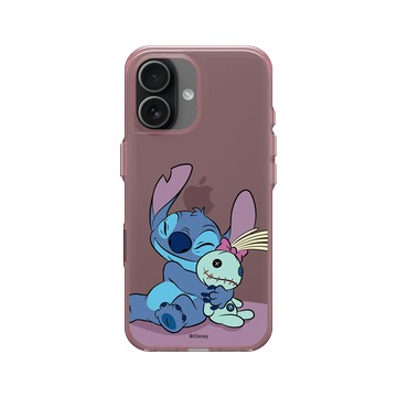 iPhone 17 Clear (相機按鈕) 晶醺玫 - 迪士尼-史迪奇 Disney Stitch - 史迪奇 - 史迪奇與Scrump