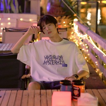 『癮品流行』隔日到！100%棉質短袖T恤 短袖男 S-3XL 街頭風寬鬆短袖T恤 情侶裝T恤 五分袖T恤 復古風