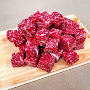 黒毛和牛「別海和牛」サイコロステーキ 用 500g × 8ヵ月 （ ステーキ 牛肉 サイコロステーキ 黒毛和牛 別海和牛 北海道 別海町 人気 ふるさと納税 ）