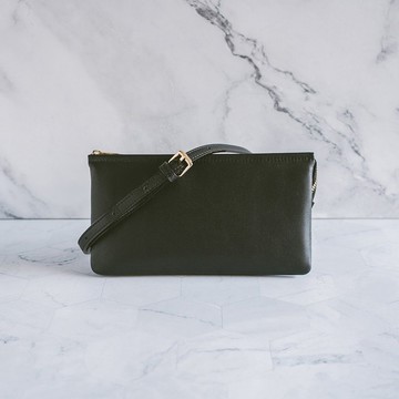 真皮迷你隨行小包 X0113 黑