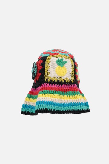 ALANUI Positive crochet bucket hat Woman