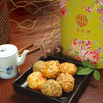 【信裕軒】風華禮筒-綜合手作荖(綠筒)(560g/筒)-廠商直送