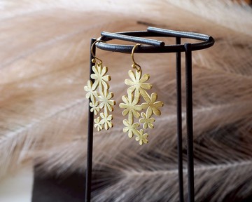 Floral bouquet earrings (Hand made)