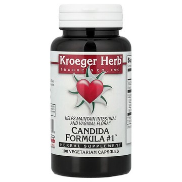 Kroeger Herb Co, Candida Formula #1™，100 粒素食膠囊