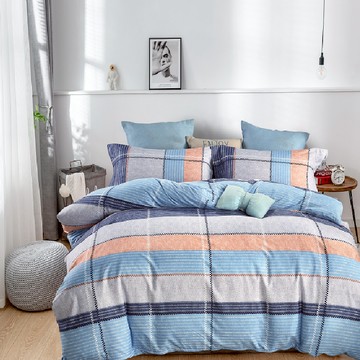 精選時尚五件式床罩組-雙人-花色隨機出貨(實際出貨為床罩組 1組 不含其他陳列佈置物)