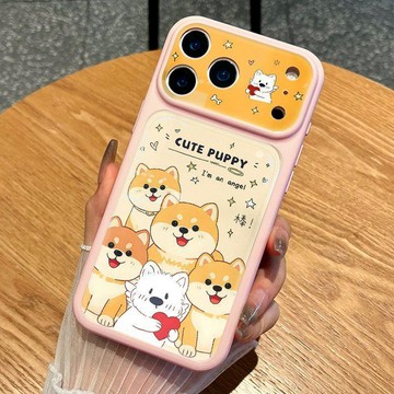 新款多隻柴犬小白狗適用蘋果17手機殼iPhone16Promax可愛15pro卡