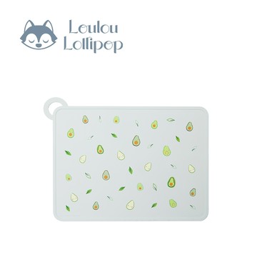 Loulou Lollipop - 可掛式矽膠餐墊-美味酪梨
