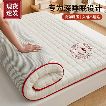 開學必備棉花床墊小方格軟墊抗壓可回彈單人學生宿舍租房專用床墊