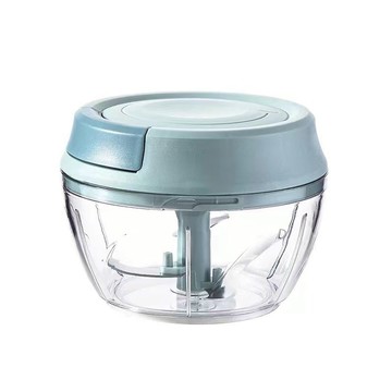 【隔日到貨】手拉式切菜器 切蒜器 蒜泥機 拉蒜器 碎菜器 副食品 調理機 絞餡機 手拉式 碎菜機 切碎機 切菜機 手動