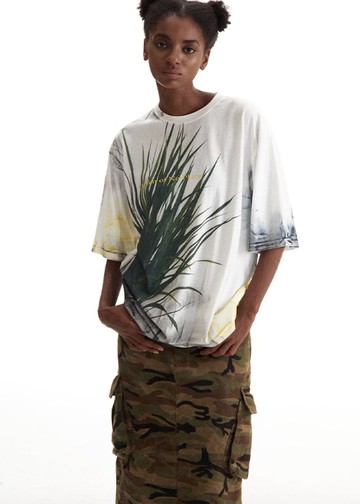 Green Grass T-shirt 鬆弛青草花束短袖T恤