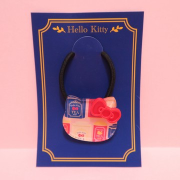 HELLO KITTY 午茶 壓克力髮圈 壓克力髮束 髮飾 髮圈