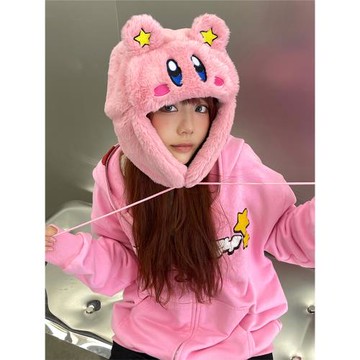 KAKAZZY絨帽子男女滑雪帽戶外護耳防風雷鋒帽男冬季棉帽保暖防寒