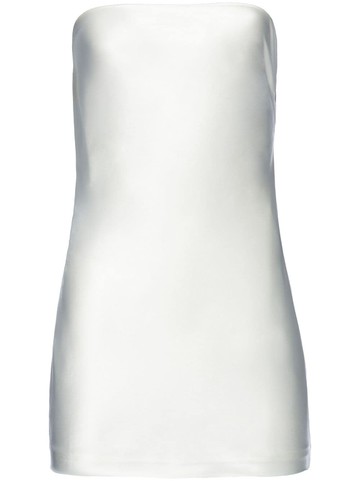 Retrofete - Indiyah strapless dress - women - Acetate/Polyester - XXL - White