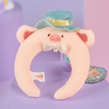 罐頭豬LuLu 繽紛樂園 - 魔術師Lu頭箍毛絨掛件