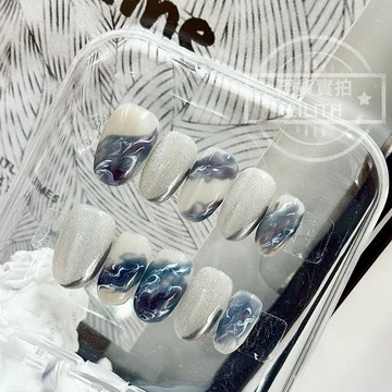 【會員兌換商品專屬鏈接】蒼玄 純手工穿戴甲 M碼 短橢圓 附穿戴工具包