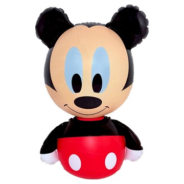 Disney 迪士尼 米奇不倒翁  1個  紅色 + 黑色