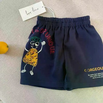 太褲啦！兒童衣服休閒短褲夏裝男童寶寶新款薄款褲子褲子五分褲 男童褲子 運動短褲 夏天短褲 兒童休閒五分褲