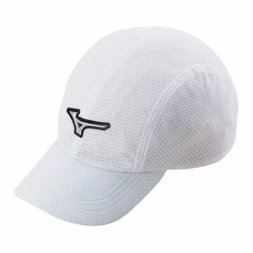 MIZUNO 美津濃 帽子 運動帽 棒球帽 遮陽帽 白 J2TWD10101P