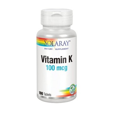 Vitamin K 100 Tabs by Solaray