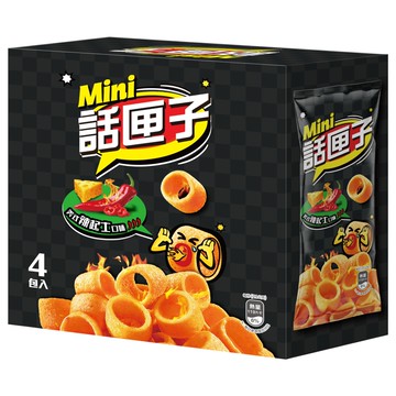 [家速配]話匣子Mini Hoops美式辣起士口味玉米片168g