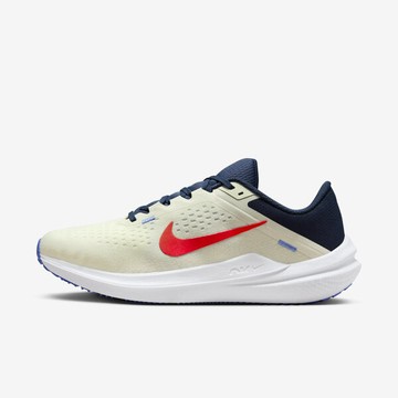 Nike Air Winflo 10 男 慢跑鞋 運動 路跑 訓練 基本款 緩震 米黃 深藍 [DV4022-006]
