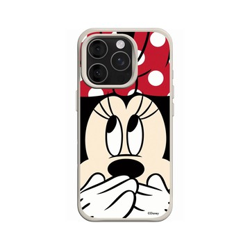 iPhone 16 Pro SolidX 貝殼灰 - 迪士尼-米奇 Mickey - 米妮摀嘴