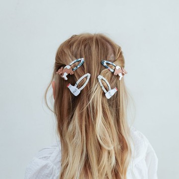 英國Mimi & Lula_AW24_鄉村家園-乳牛滴答夾4入