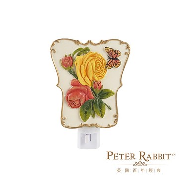 【 Peter Rabbit 比得兔】比得生活館｜英國正版授權｜ 比得兔 玫瑰小壁燈