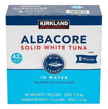 [COSCO代購6] KIRKLAND TUNA 鮪魚罐頭 198公克*8入 _C546787