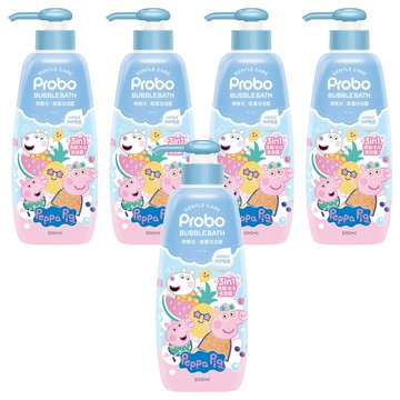 Probo 博寶兒 柔護泡泡露 佩佩豬  500ml  5瓶