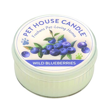 PET HOUSE 室內除臭寵物香氛蠟燭 野生藍莓香氛 清新居家環境  43g  1罐